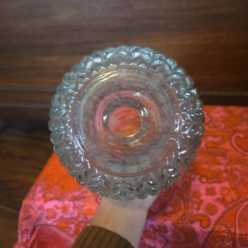 Elegant Glass Vase - Blue